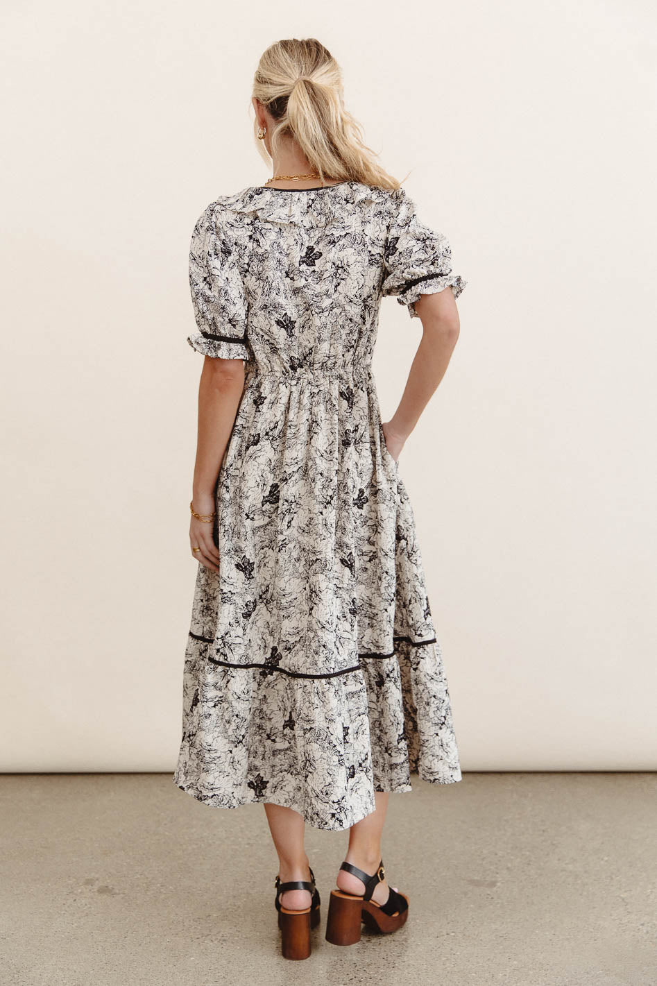 Petra Floral Midi Dress