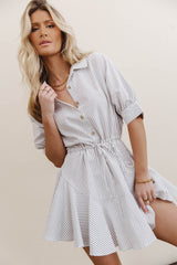 Goldie Striped Mini Dress
