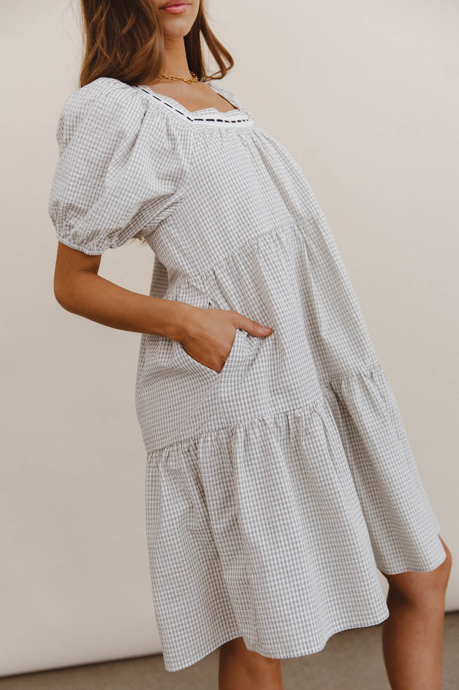 Scout Plaid Mini Dress