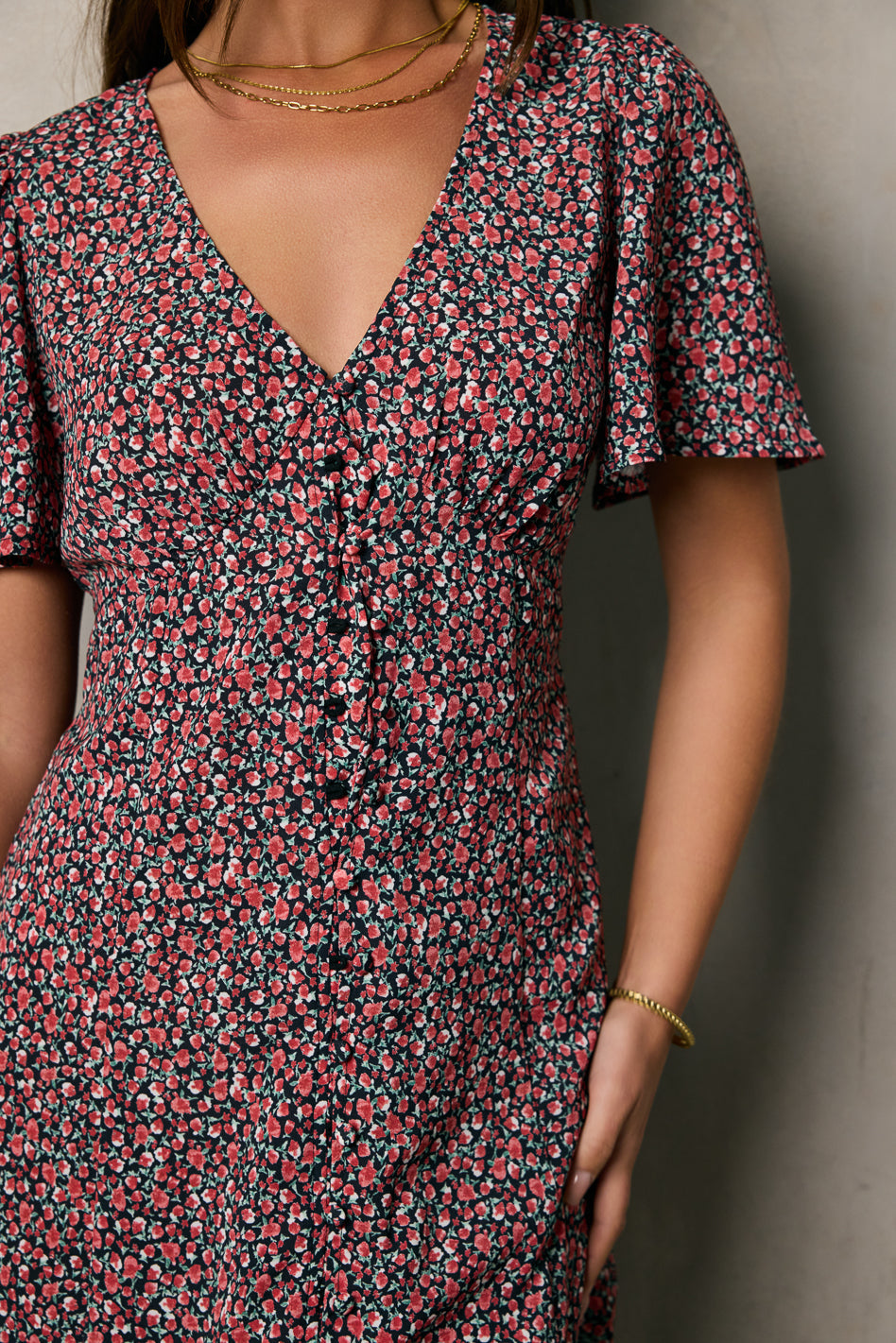 Anne Floral Mini Dress - FINAL SALE