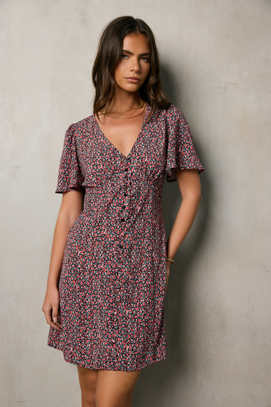 Anne Floral Mini Dress - FINAL SALE