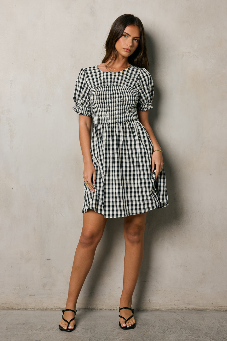 Shailee Smocked Mini Dress - FINAL SALE