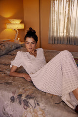 Janae Polka Dot Midi Dress