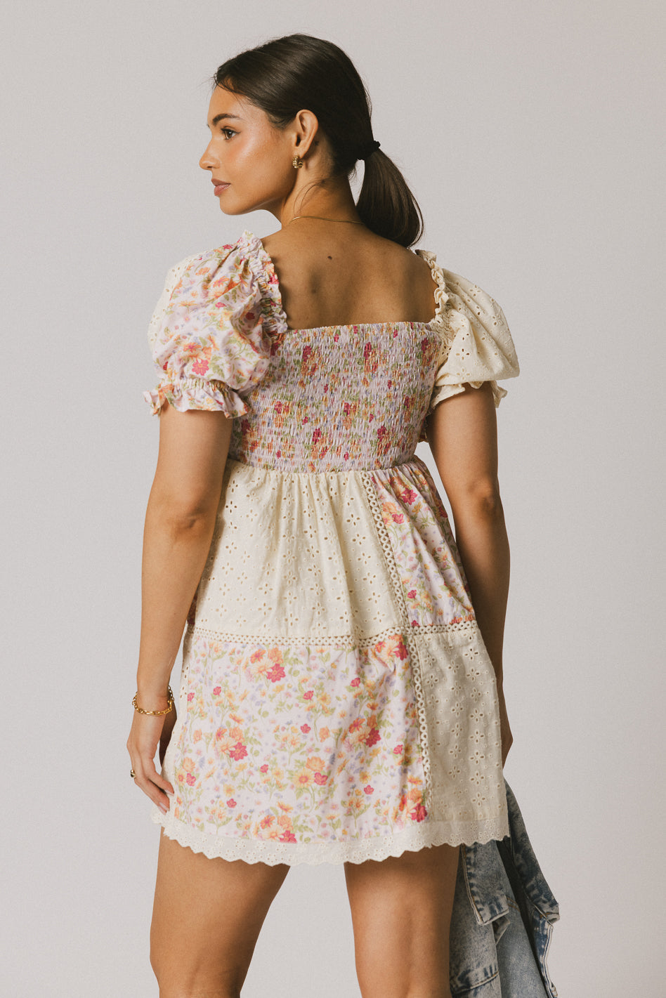 Devin Contrast Mini Dress