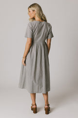 Narla Striped Maxi Dress in Navy - FINAL SALE