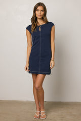 Ivan Cap Sleeve Mini Dress - FINAL SALE