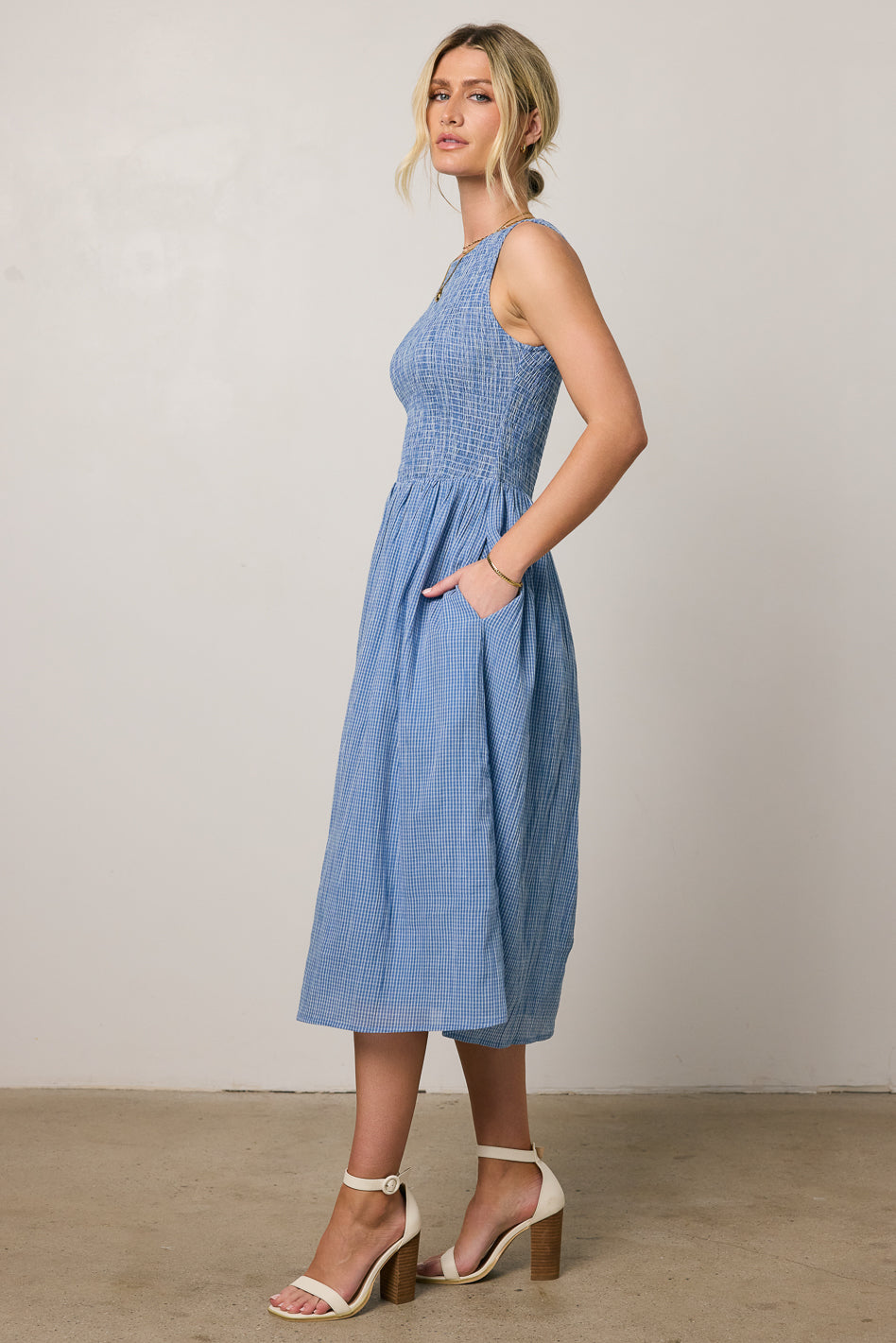 Louella Smocked Midi Dress - FINAL SALE