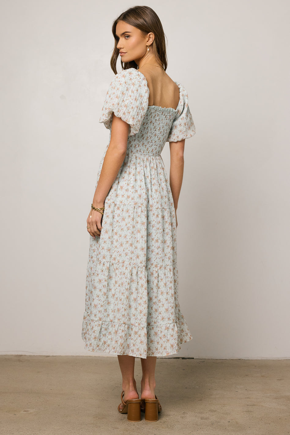 Asha Floral Midi Dress - FINAL SALE