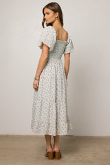 Asha Floral Midi Dress - FINAL SALE