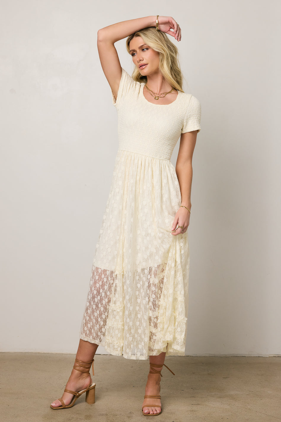Briarrose Smocked Midi Dress - FINAL SALE