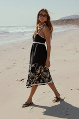 Etta Embroidered Midi Dress - FINAL SALE