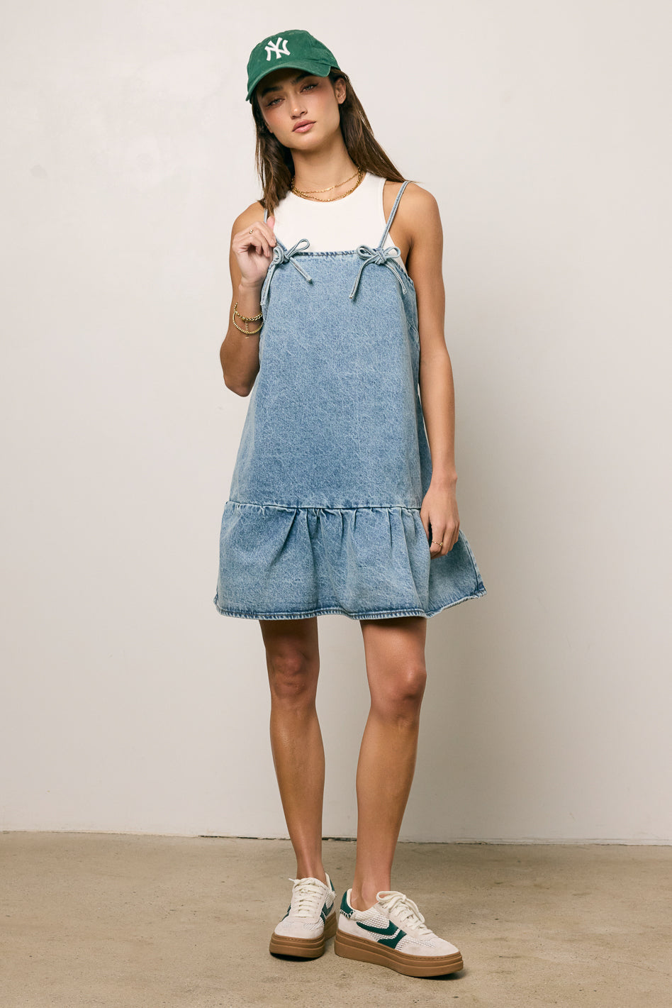 Mardie Denim Mini Dress - FINAL SALE