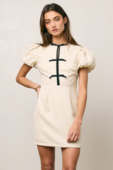 Laura Bow Mini Dress - FINAL SALE