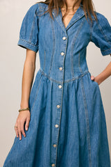 Mylie Denim Maxi Dress