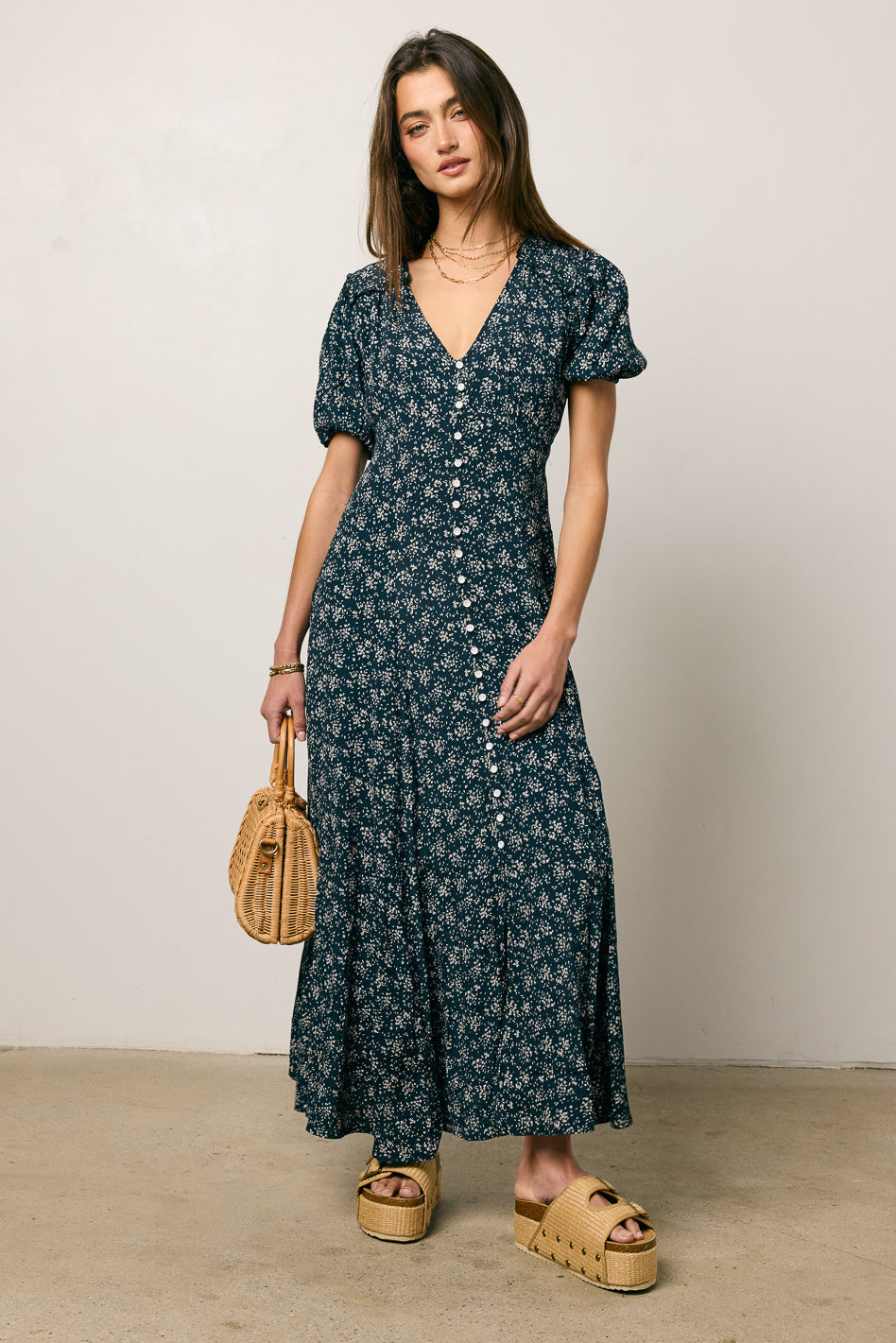 James Floral Maxi Dress