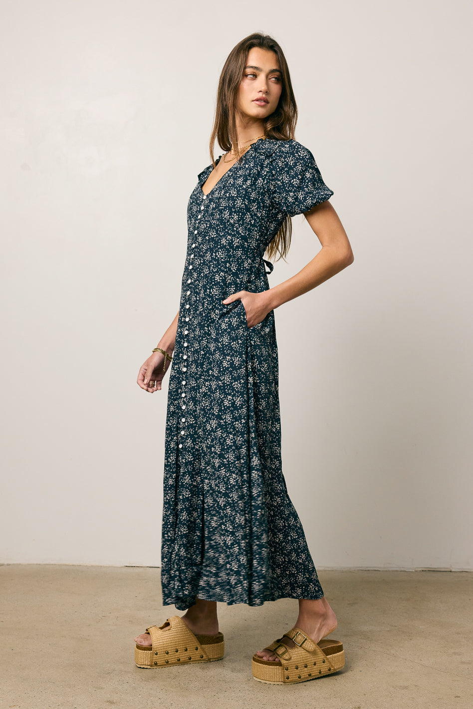 James Floral Maxi Dress