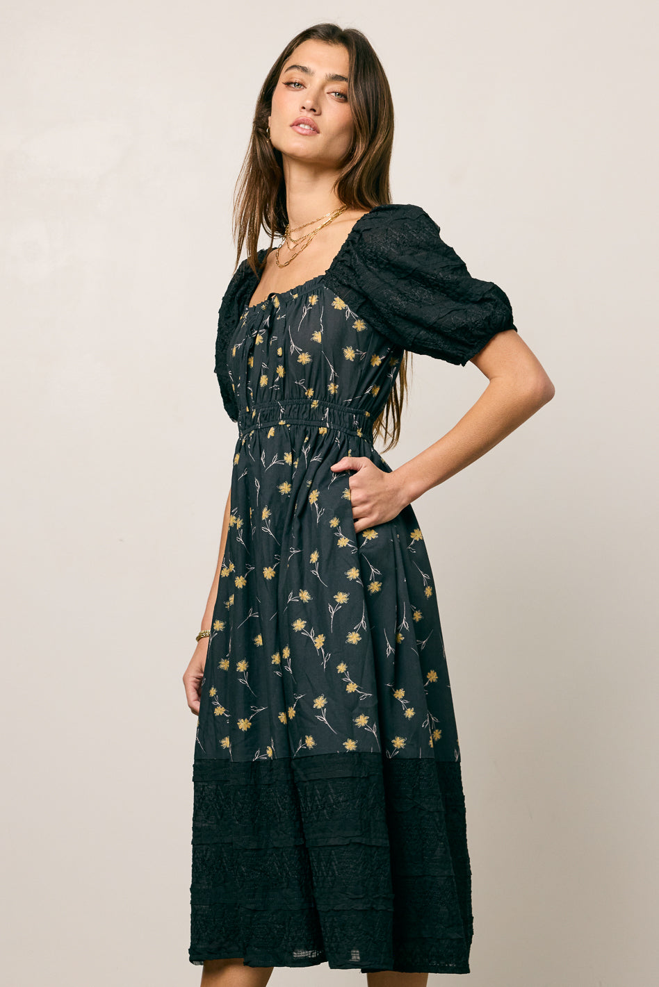 Rebekah Floral Midi Dress - FINAL SALE