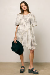 Kellie Abstract Babydoll Dress - FINAL SALE