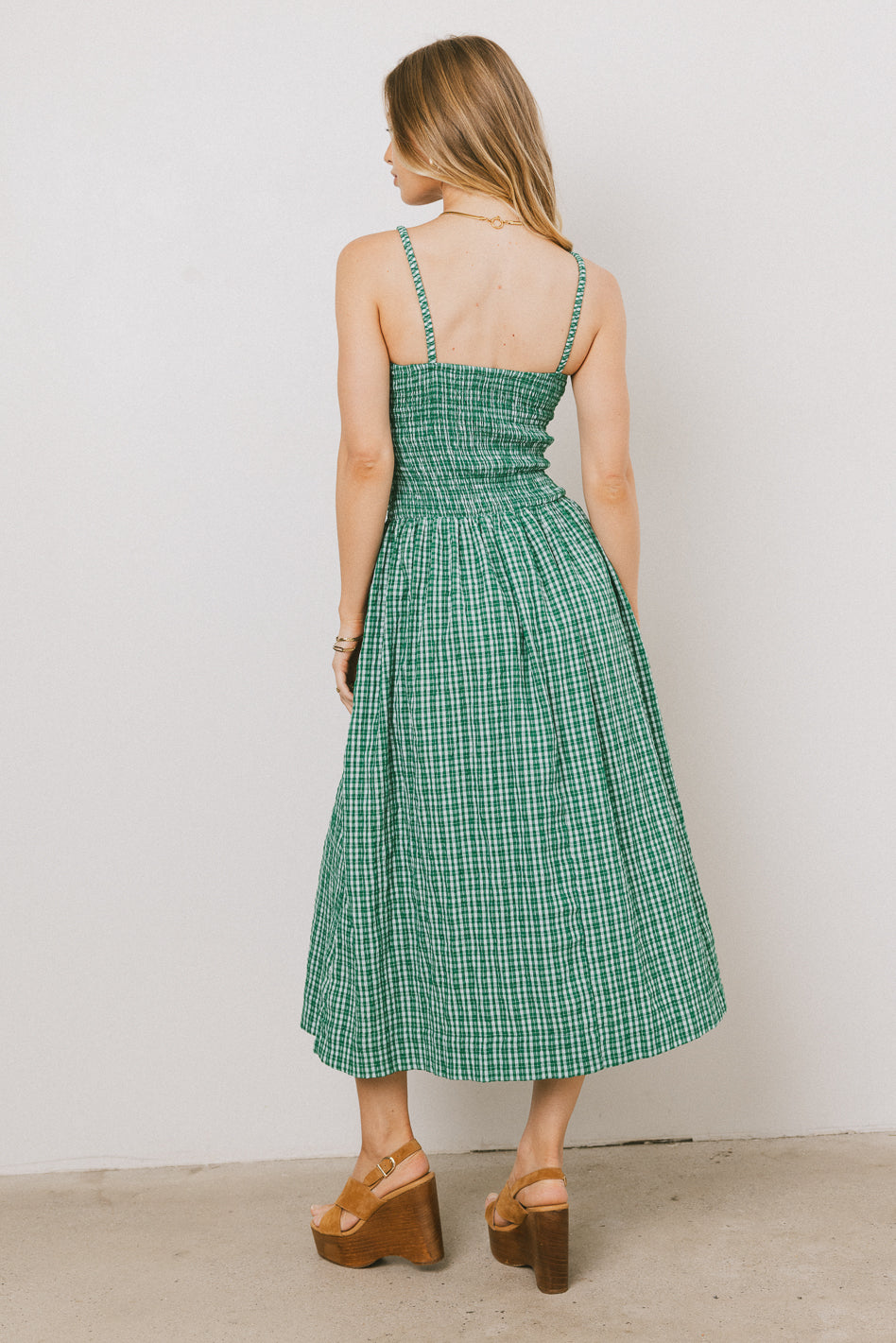 Reid Plaid Midi Dress - FINAL SALE