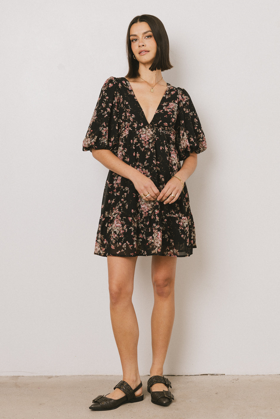 Kelcey Floral Mini Dress - FINAL SALE