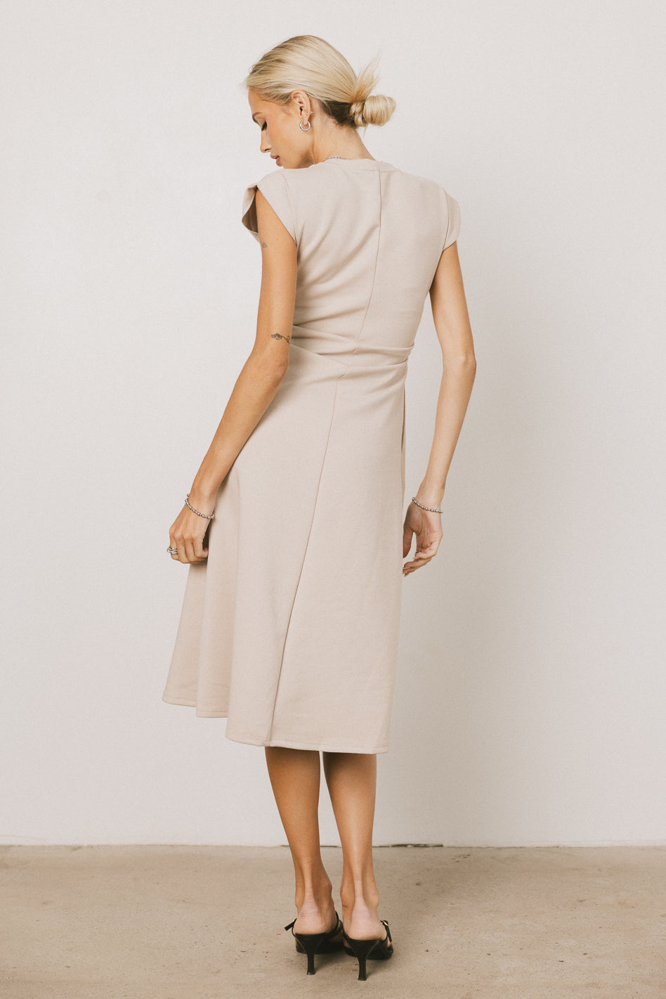 Kyra Midi Dress in Khaki - FINAL SALE