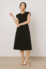 Kyra Midi Dress in Black - FINAL SALE
