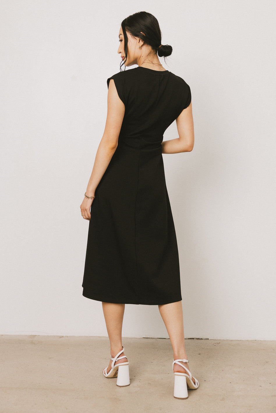 Kyra Midi Dress in Black - FINAL SALE