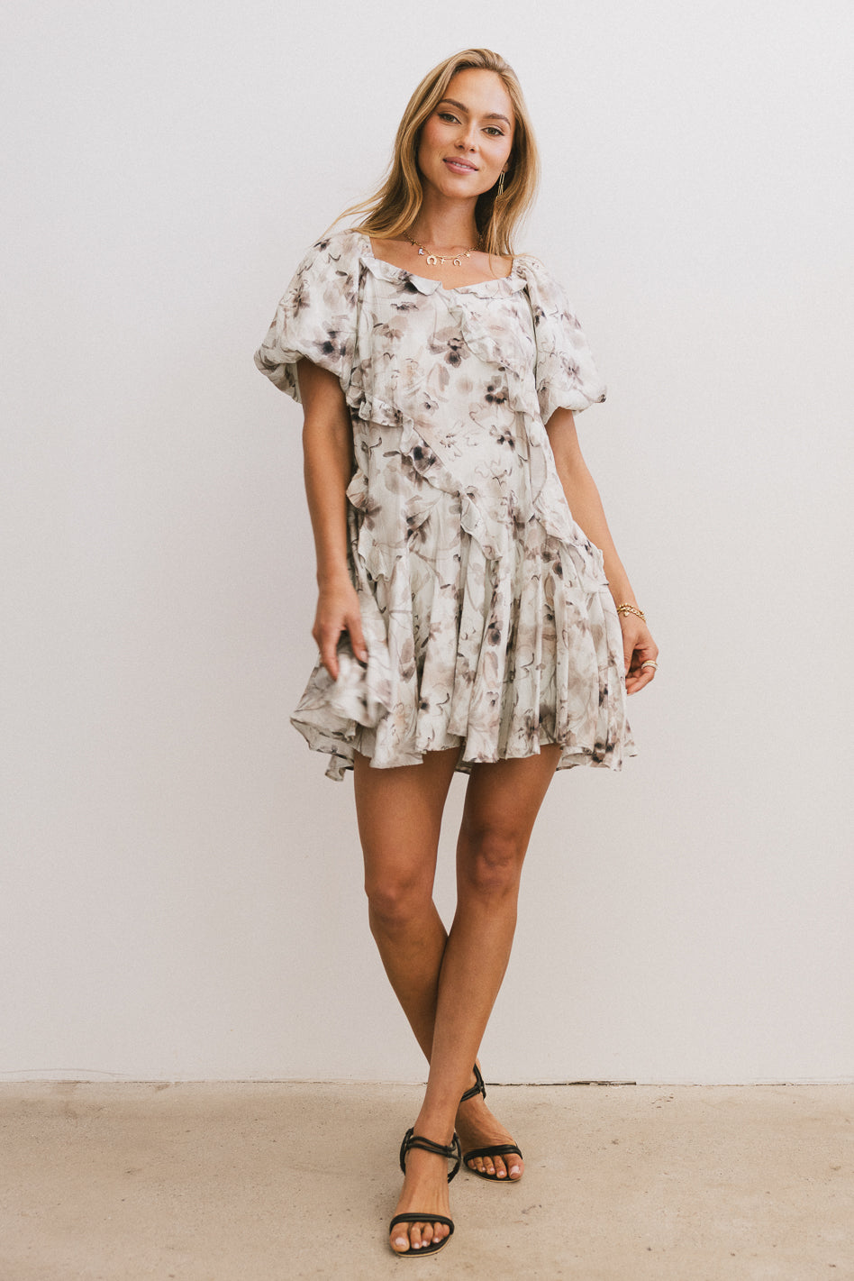 Florence Ruffled Mini Dress