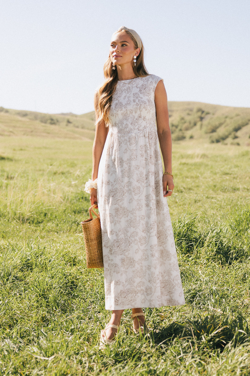 Elias Smocked Maxi Dress