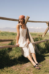 Lia Striped Midi Dress