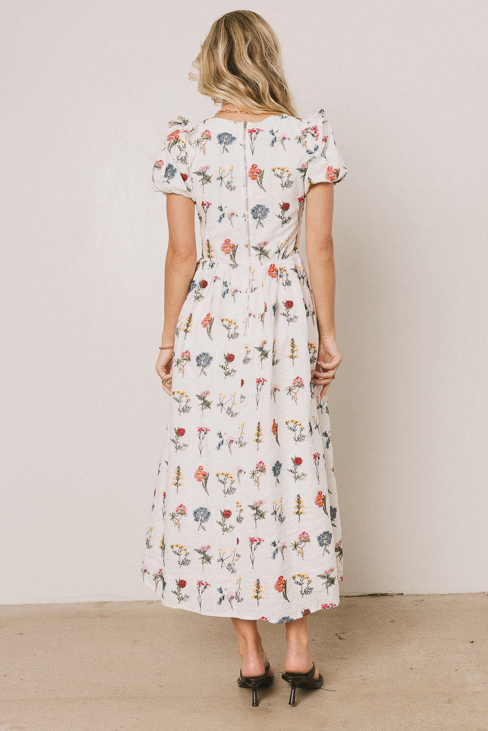 Jayce Embroidered Floral Maxi Dress