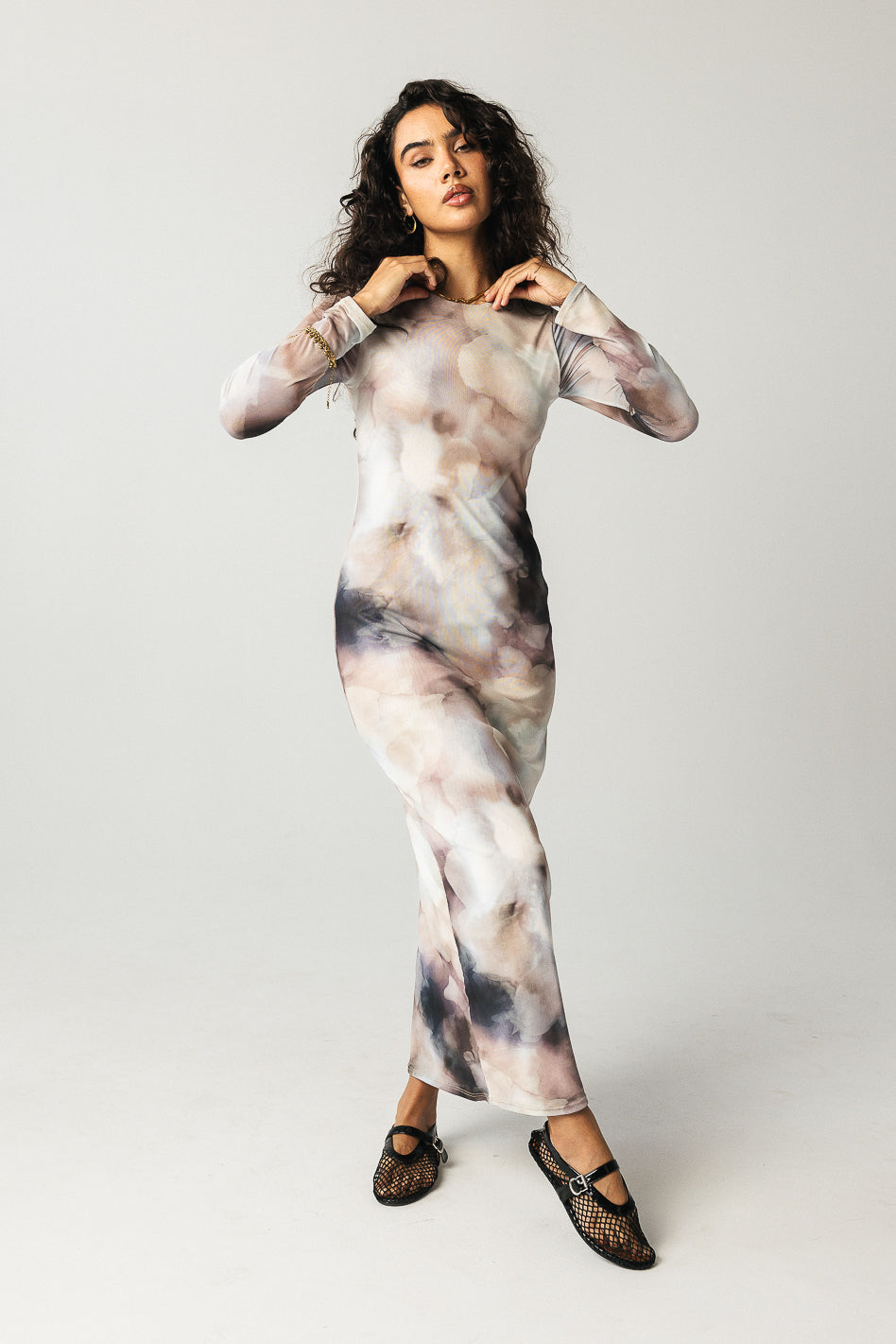 Jamie Watercolor Bodycon Dress