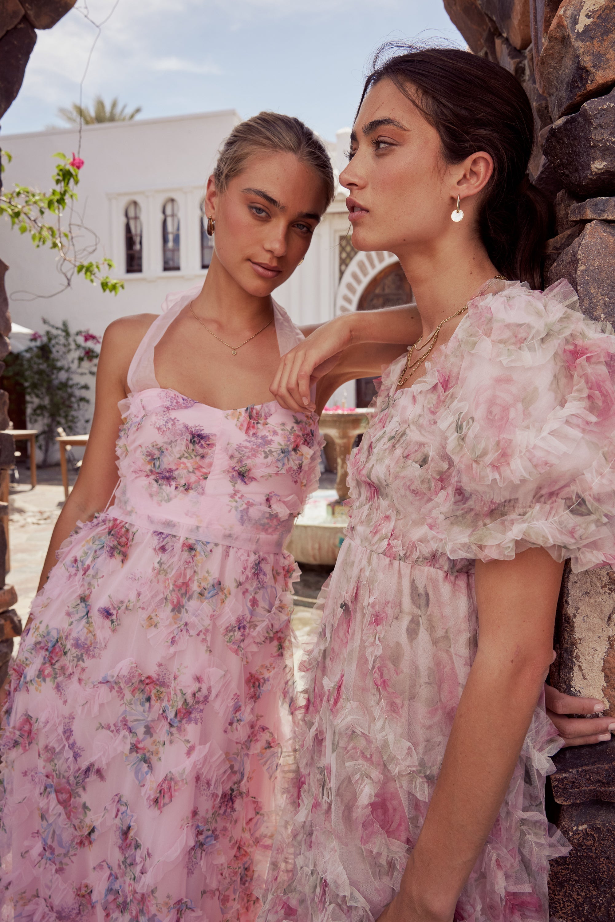 Brynn Ruffle Midi Dress