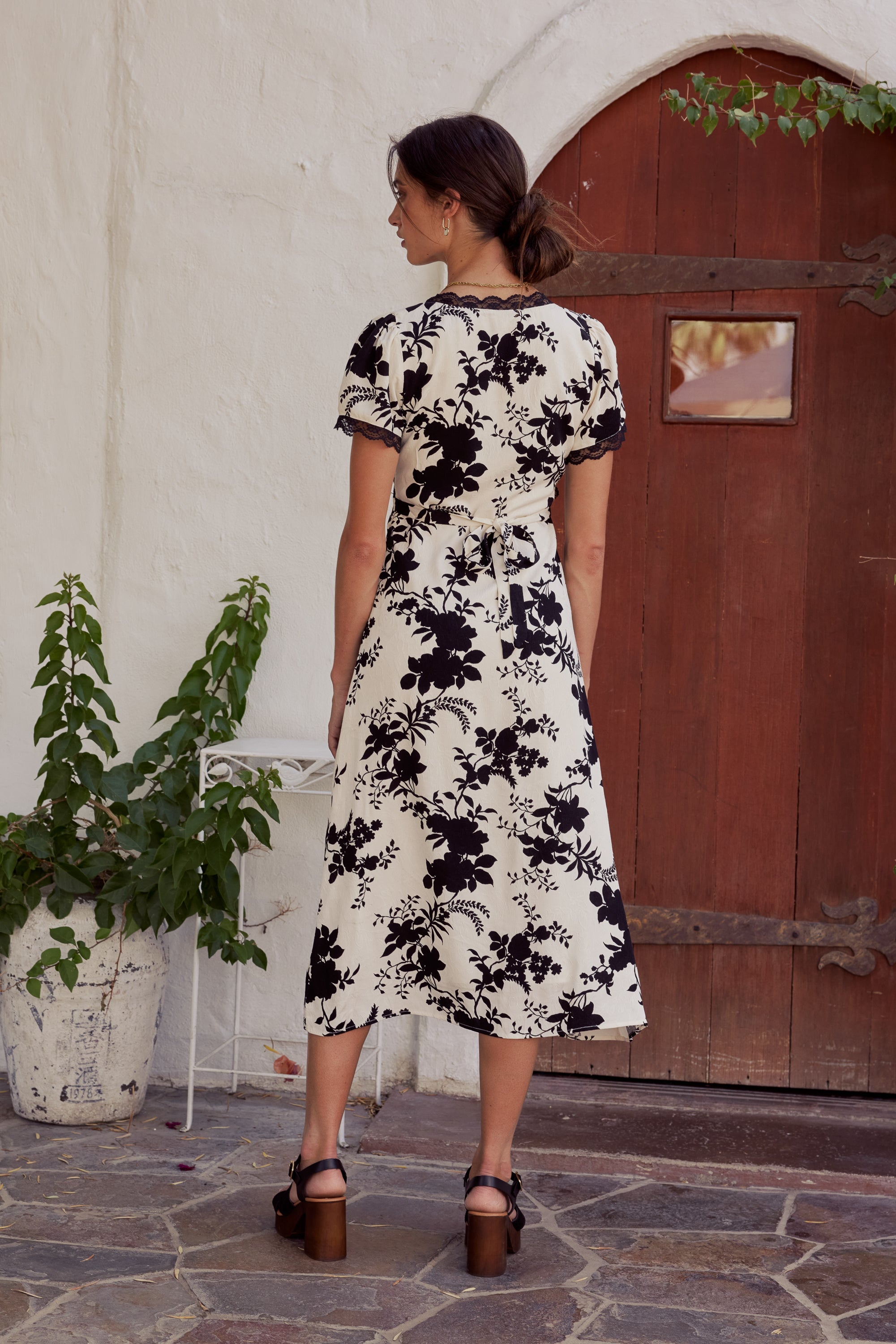 Arian Floral Midi Dress