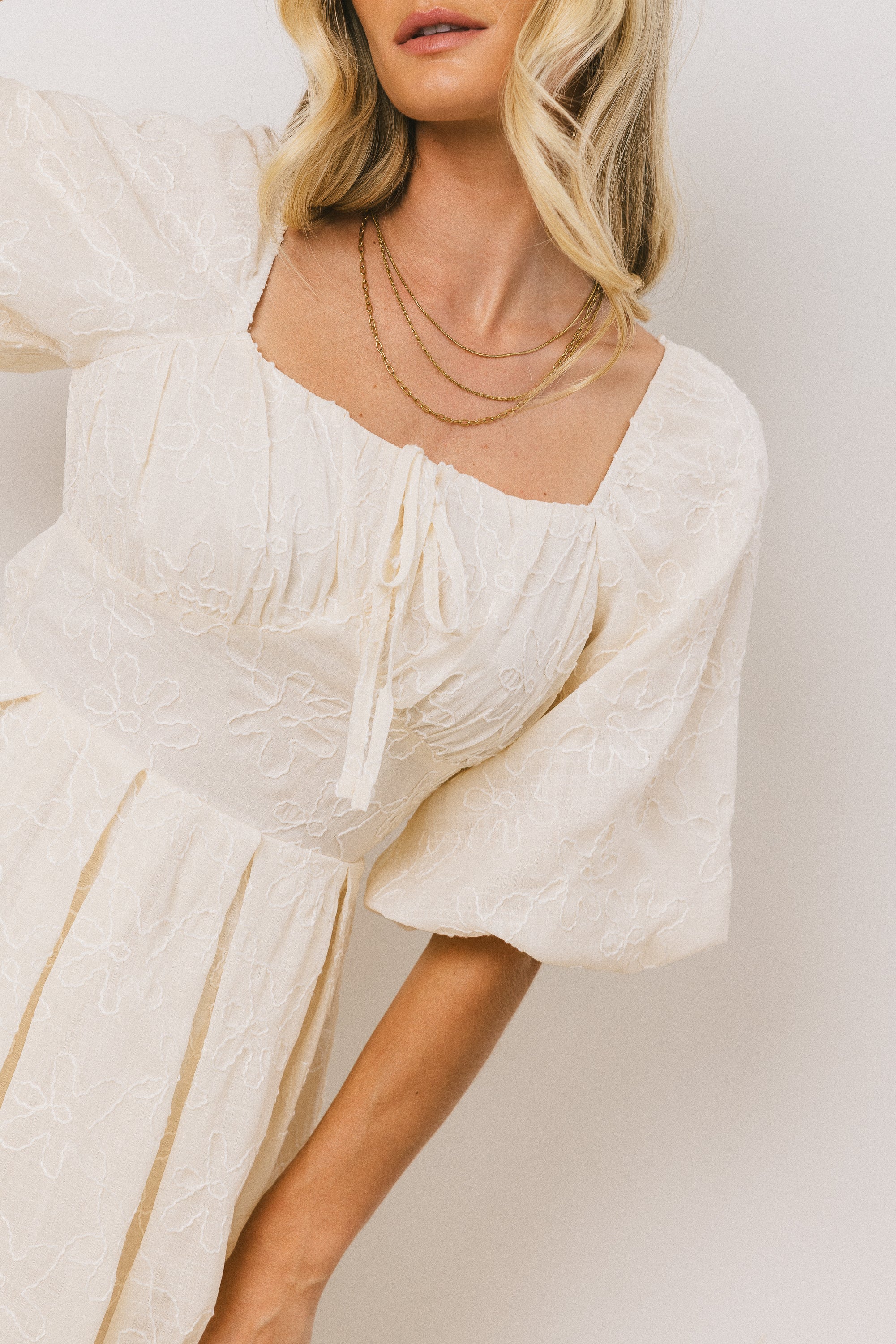 Parker Embroidered Mini Dress