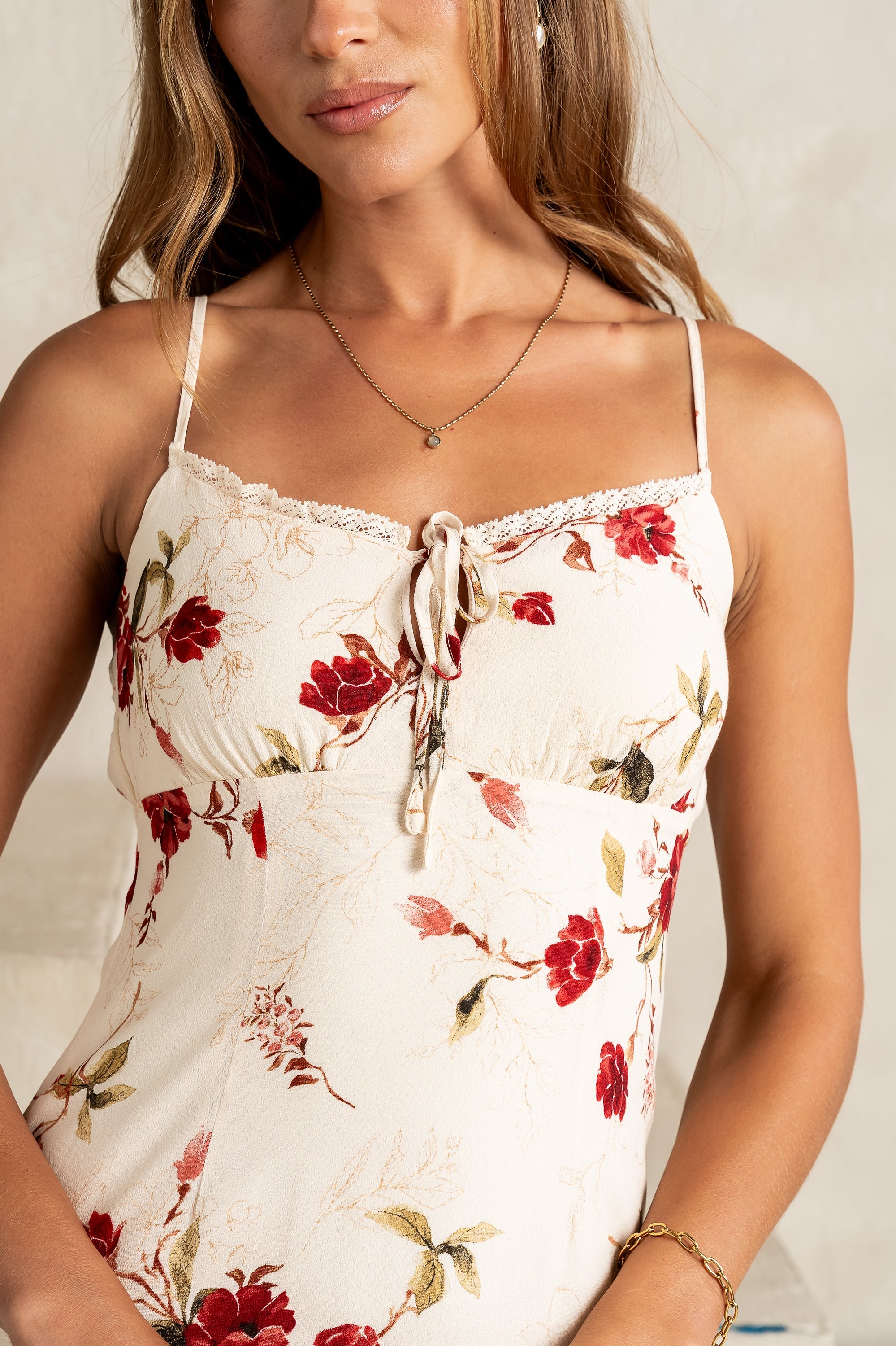 Faith Floral Midi Dress