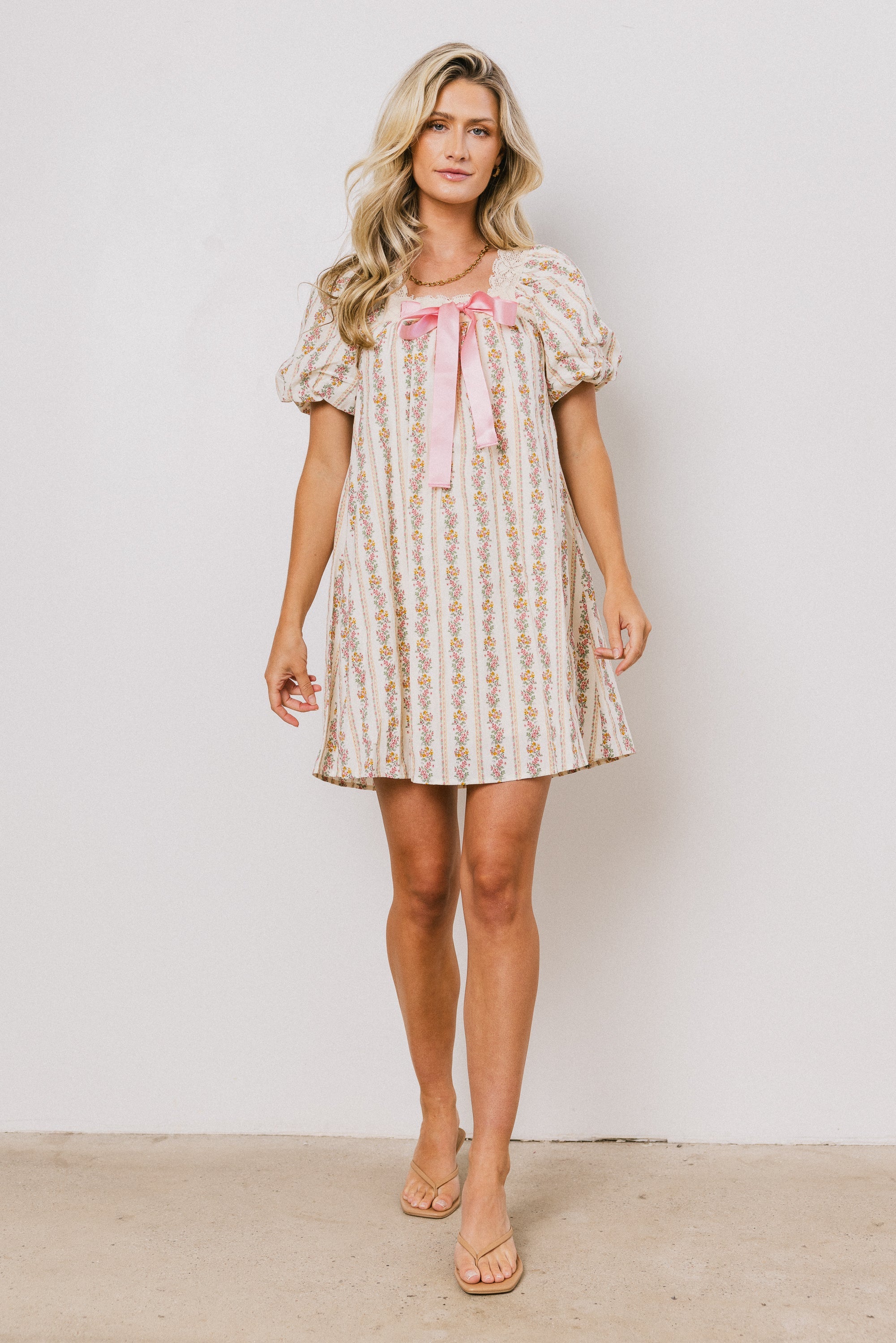 Greta Floral Babydoll Dress