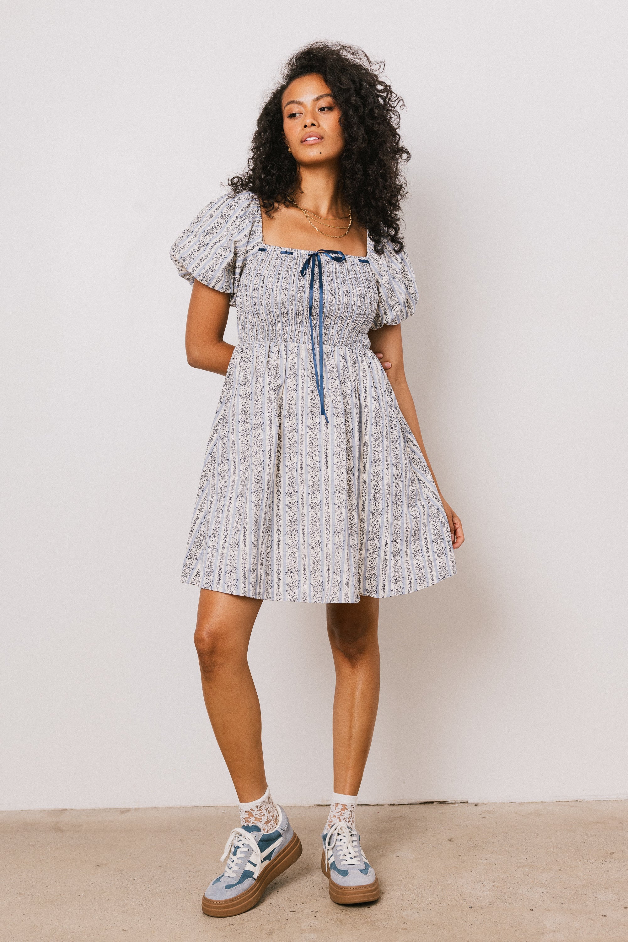 Arlet Smocked Mini Dress