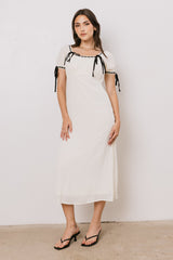 Quincy Lace Trim Midi Dress
