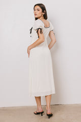 Quincy Lace Trim Midi Dress