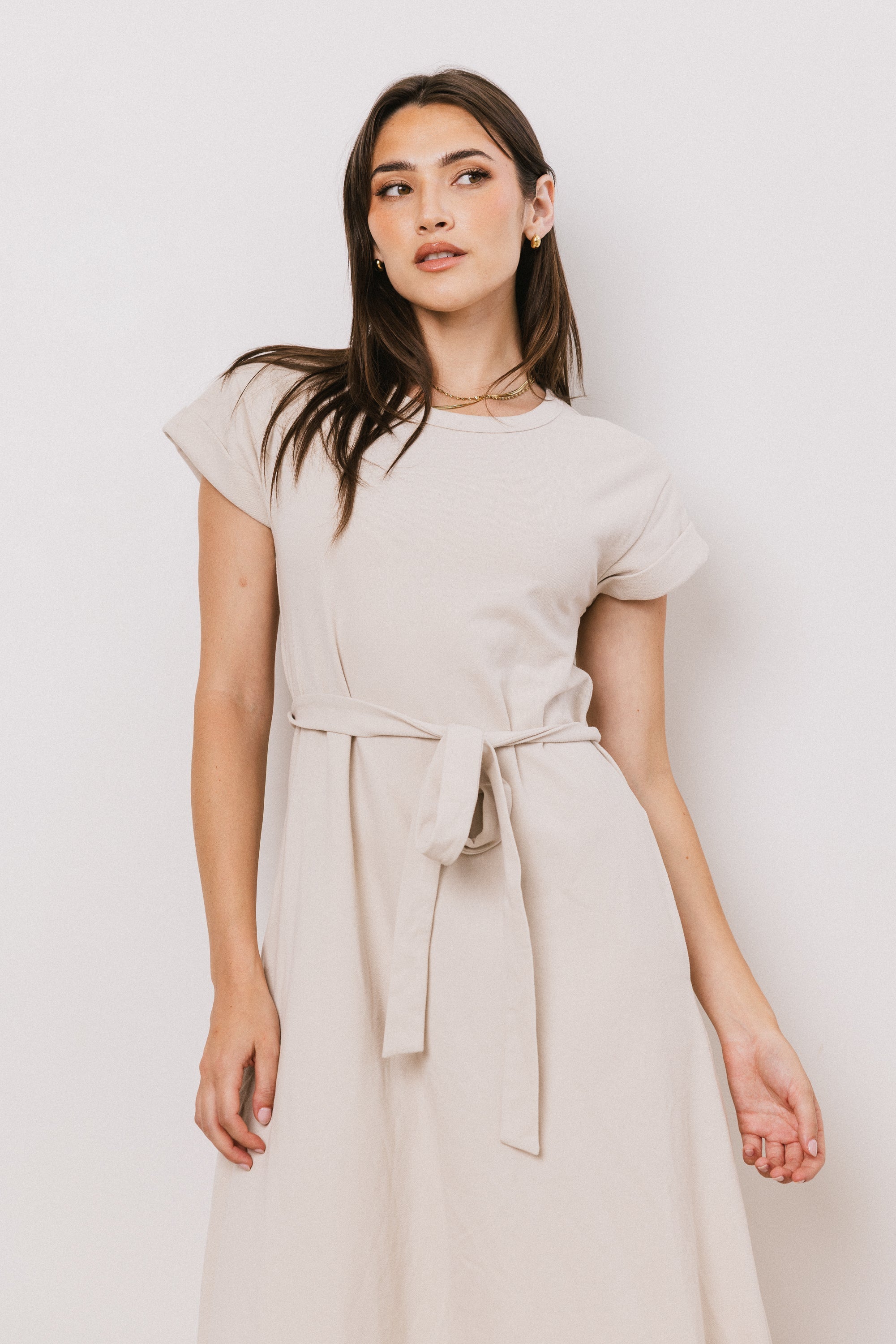 Saxton Maxi Dress in Bone