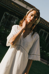 PREORDER- Paulina Embroidered Maxi Dress