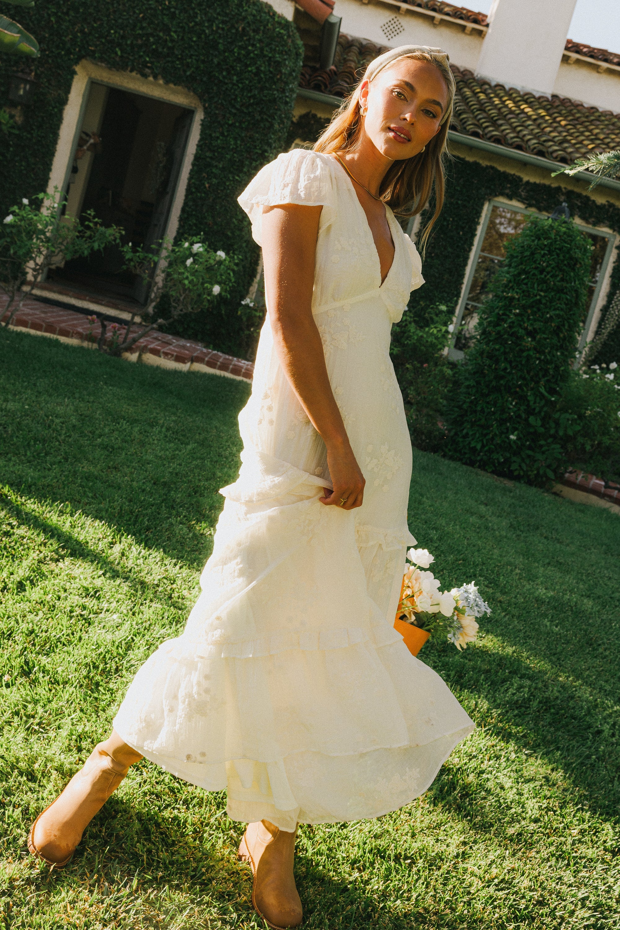 Sol Embroidered Maxi Dress