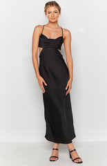 Taleah Cut Out Maxi Dress Black