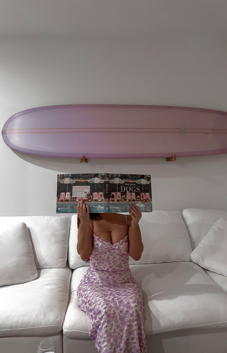 Alanna Pink Lace Maxi Dress