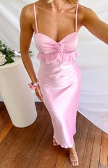 Bella Pink Maxi Dress