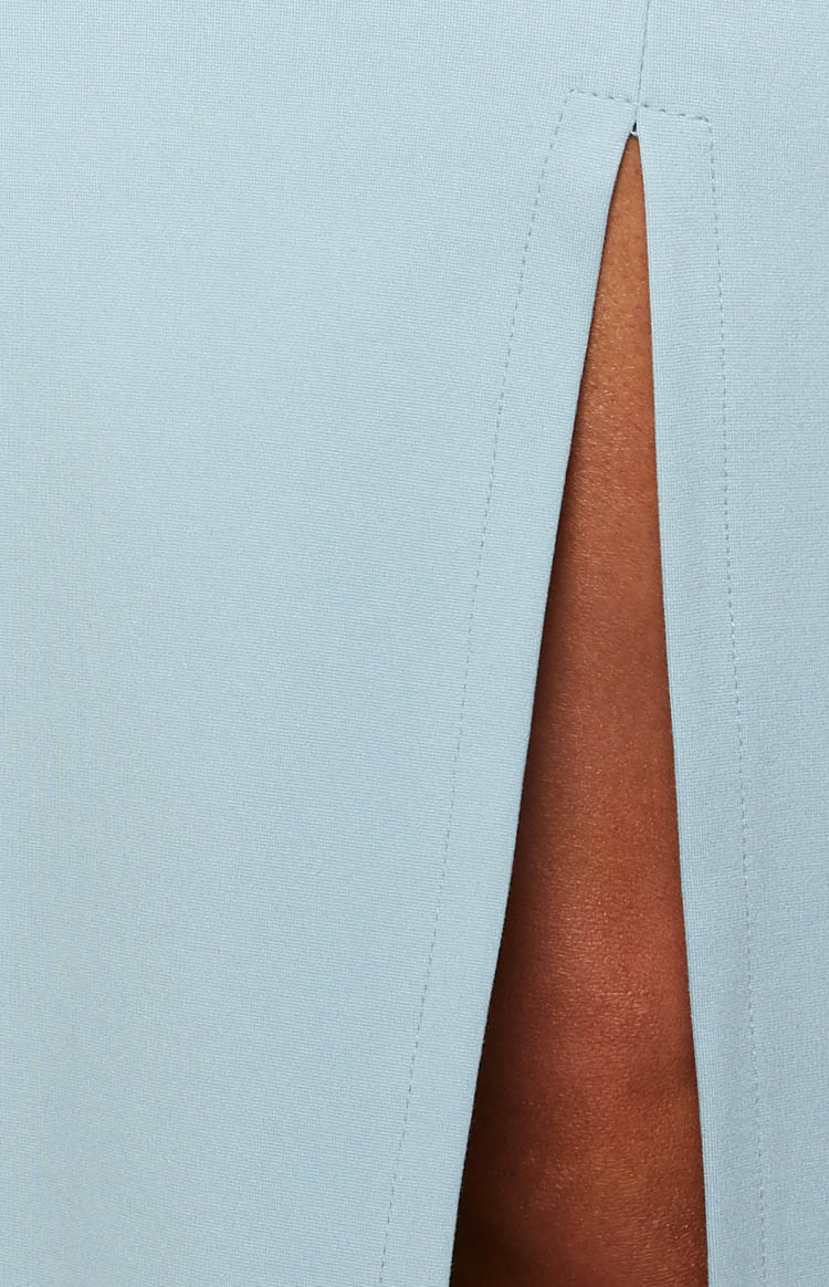 Cecilia Bodycon Midi Dress Blue