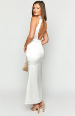 Clara White Maxi Dress