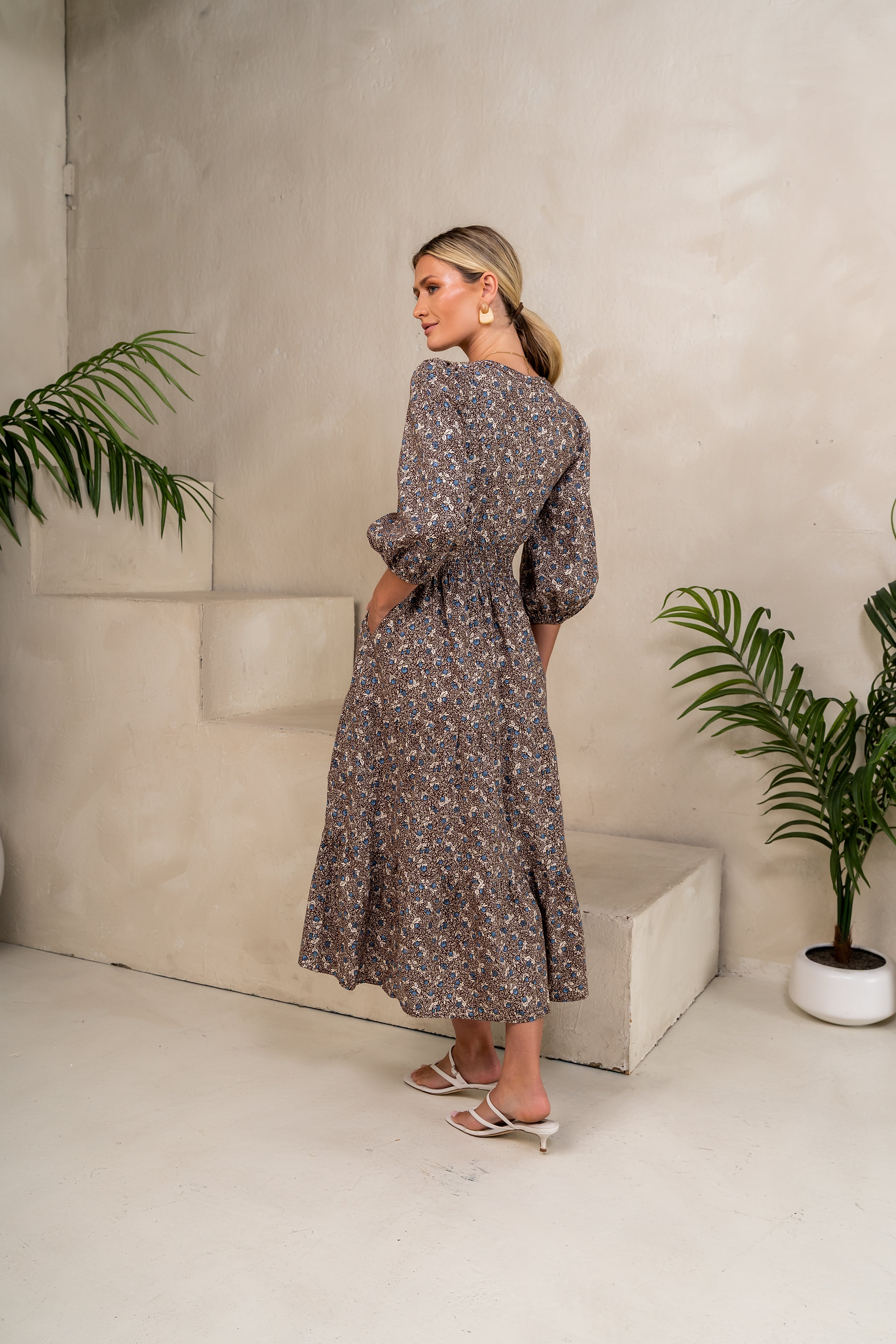 Cierra Floral Maxi Dress