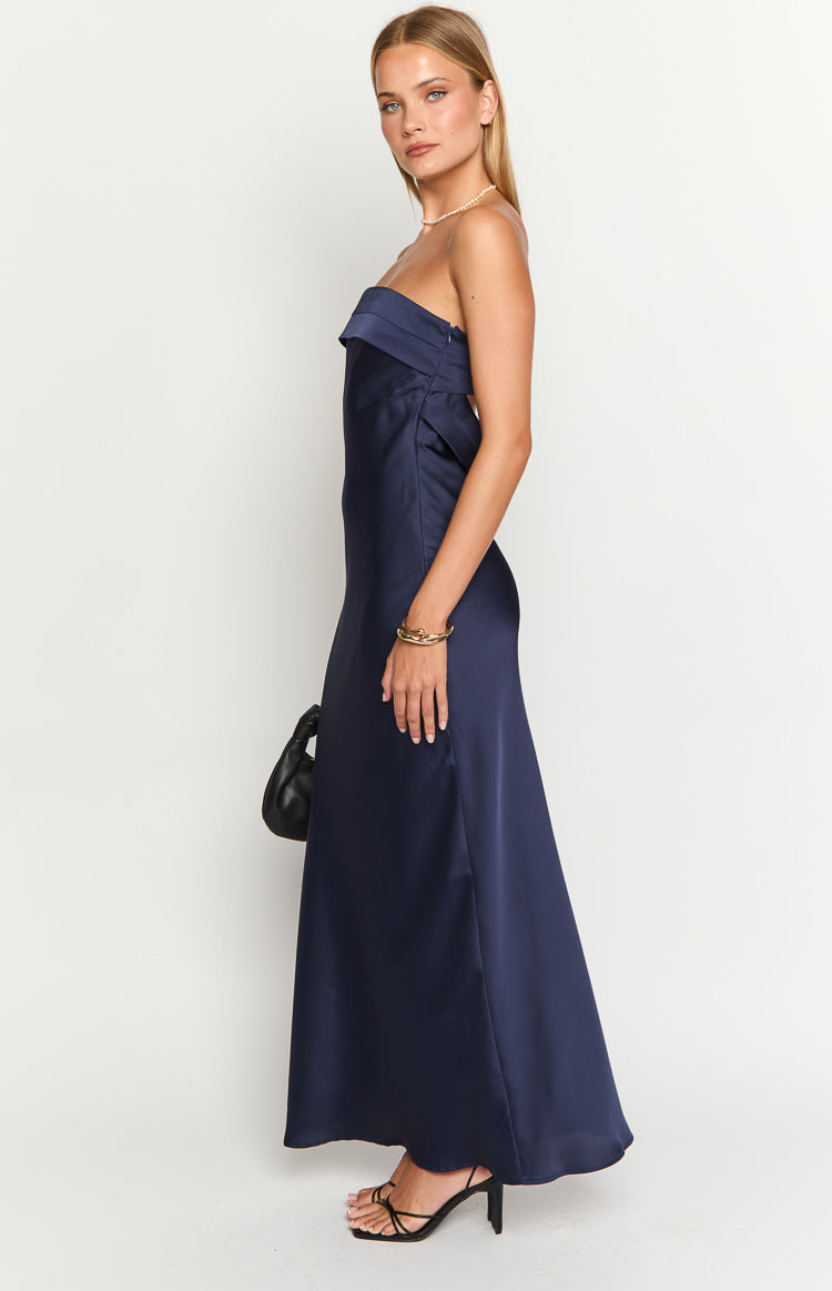 Maiah Navy Maxi Dress